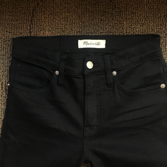 MADEWELL - 9" High-Rise Skinny Jeans Black, 26 - Picture 3 of 6